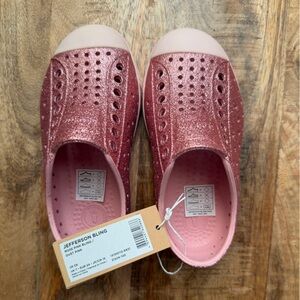 NWT Native Shoes - Jefferson Bling Rose Pink, C8